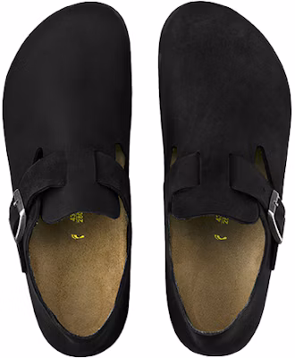 Birkenstock London Oiled Leather ''Zwart'' 166541 Purchase Birkenstock London Oiled Leather ''Zwart'' 166541