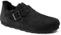 Birkenstock London Shearling Suede Leather 'Black' 1014960