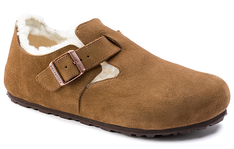 Order Birkenstock London Piel de Gamuza Forrada 'Shearling Tea' 1014962