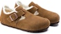 Birkenstock London Shearling Suede Leather 'Shearling Tea' Kulit Baldu 1014962