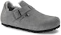 Birkenstock London Shearling Kulit Suede 'Whale Grey' 1020581
