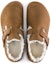 Purchase Birkenstock London Shearling Suede Kulit Narrow Fit 'Tea' 1014963