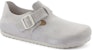 Birkenstock London Suede Leather 'Antique White' 1024573