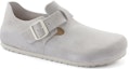 Order Birkenstock London Suede Leather 'Antique White' 1024573