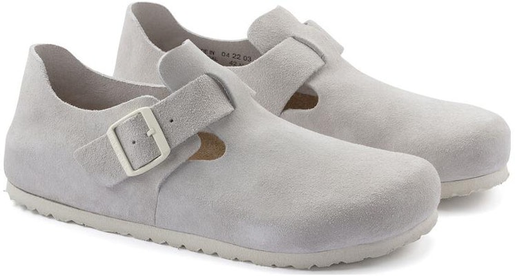 Birkenstock London Suede Leather 'Antique White' 1024573 Lookbook Birkenstock London Suede Leather 'Antique White' 1024573
