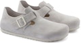 Lookbook Birkenstock London Suede Leather 'Antique White' 1024573