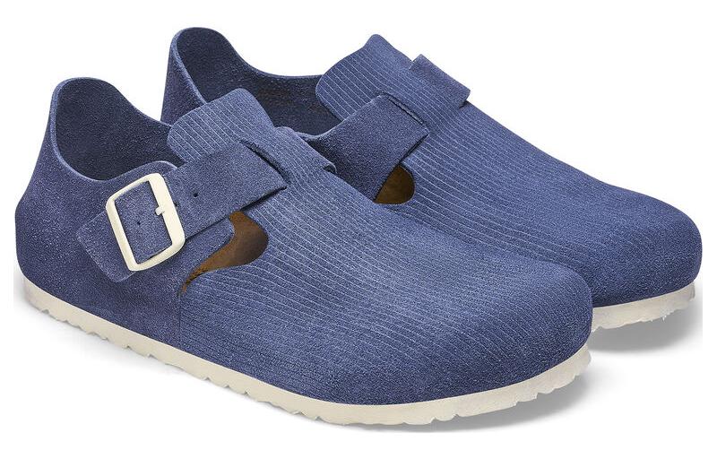 Birkenstock London Suede Leather Corduroy Indigo' 'Birkenstock London Suede Leather' 圖 3