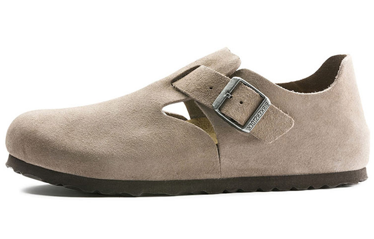 Birkenstock London Suede Leather 'Taupe' 1010504