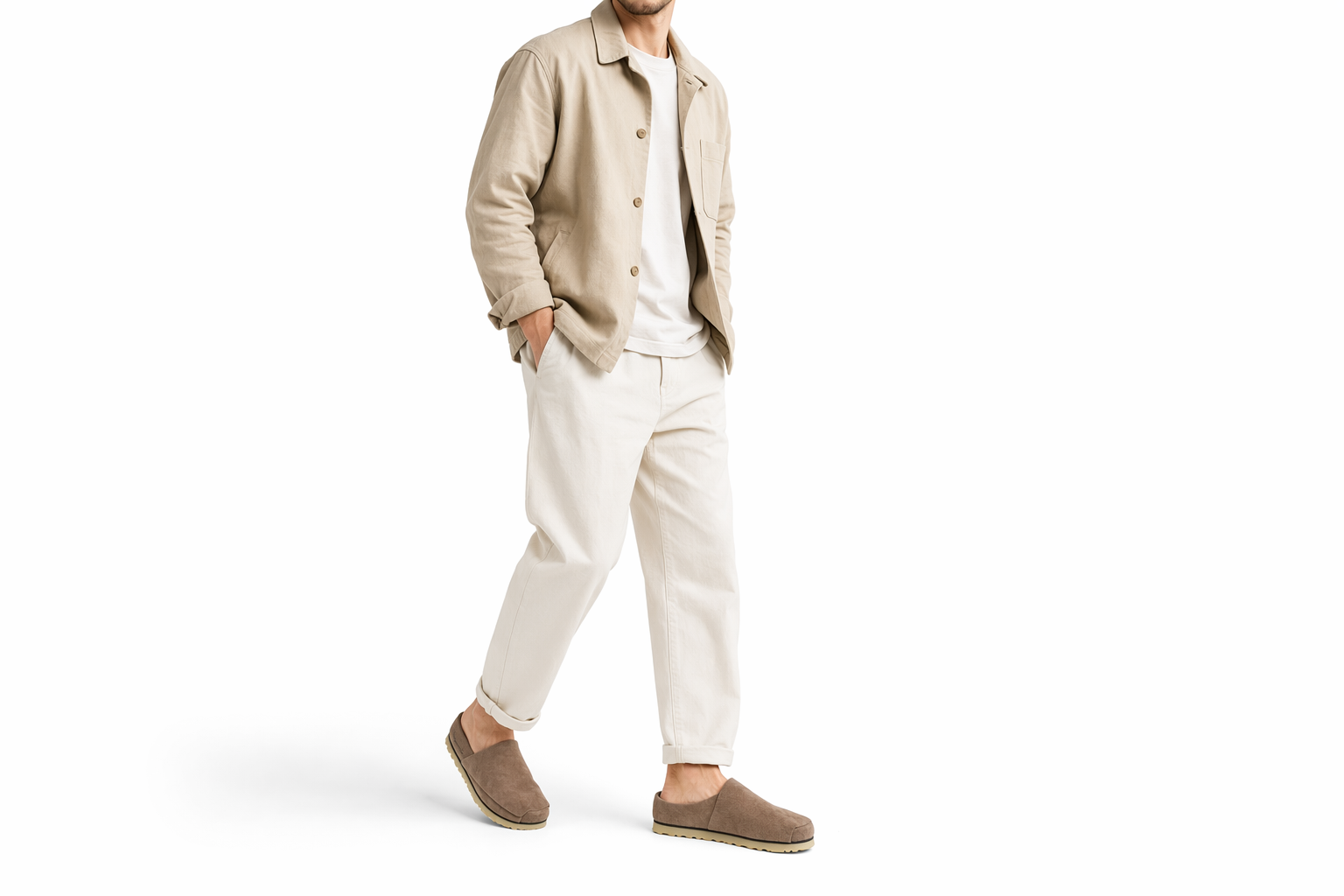 Order 僅供臺灣市場使用：
敬畏上帝 x Birkenstock 麂皮 舒適圓頭平底 時尚涼拖 男女同款 棕色