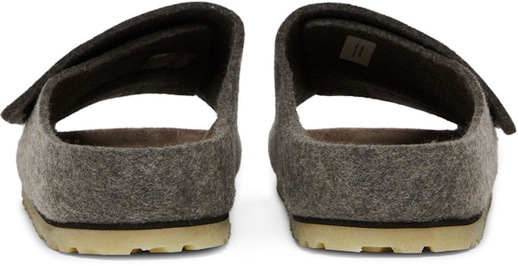 Birkenstock Los Feliz Wool Felt Fear Of God Ash (Fit Sempit) 1024724 Details for Birkenstock Los Feliz Wool Felt Fear Of God Ash (Fit Sempit) 1024724