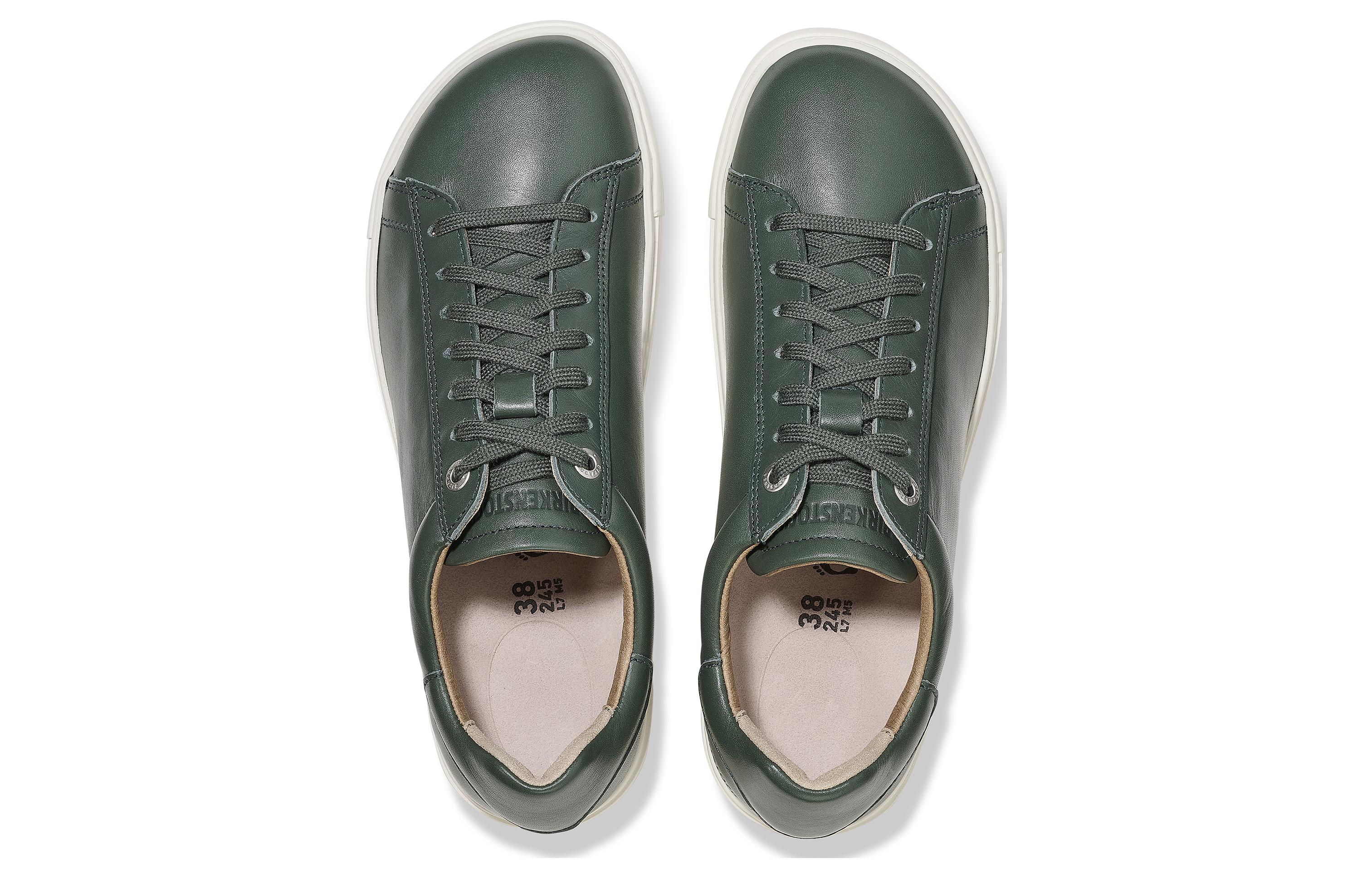 Order Birkenstock 皮革 舒適休閒 低筒 帆布鞋 男女皆宜 綠色 常規