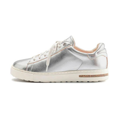 Birkenstock Low-Top Leather Sneaker 'Silver Standard'