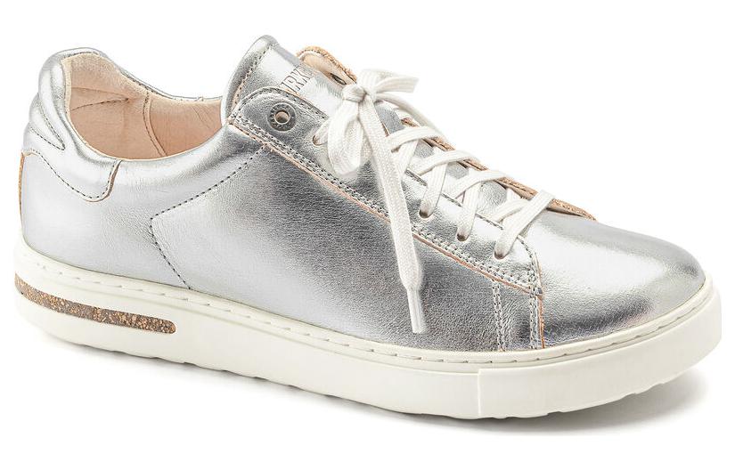Birkenstock Low-Top Skate Shoe Narrow 'Silver Leather' 圖 3