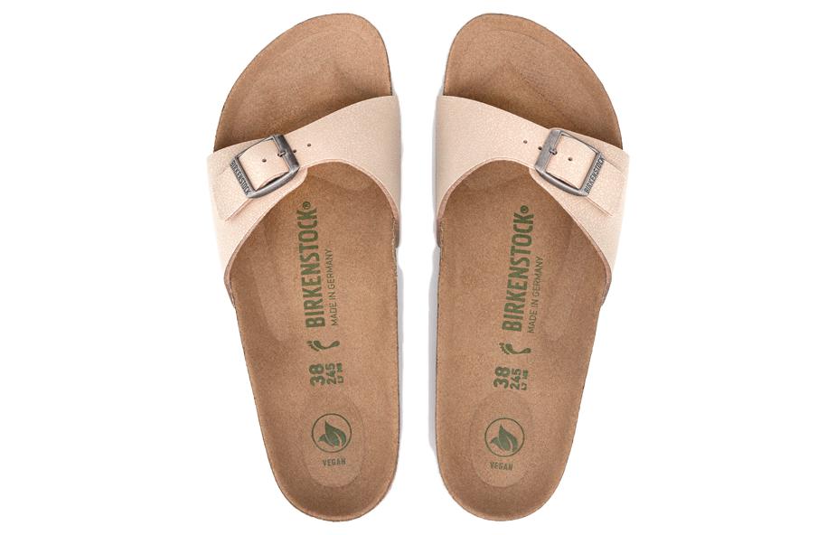 Birkenstock Madrid Birko-Flor White Narrow Fit 'Pink' 圖 4