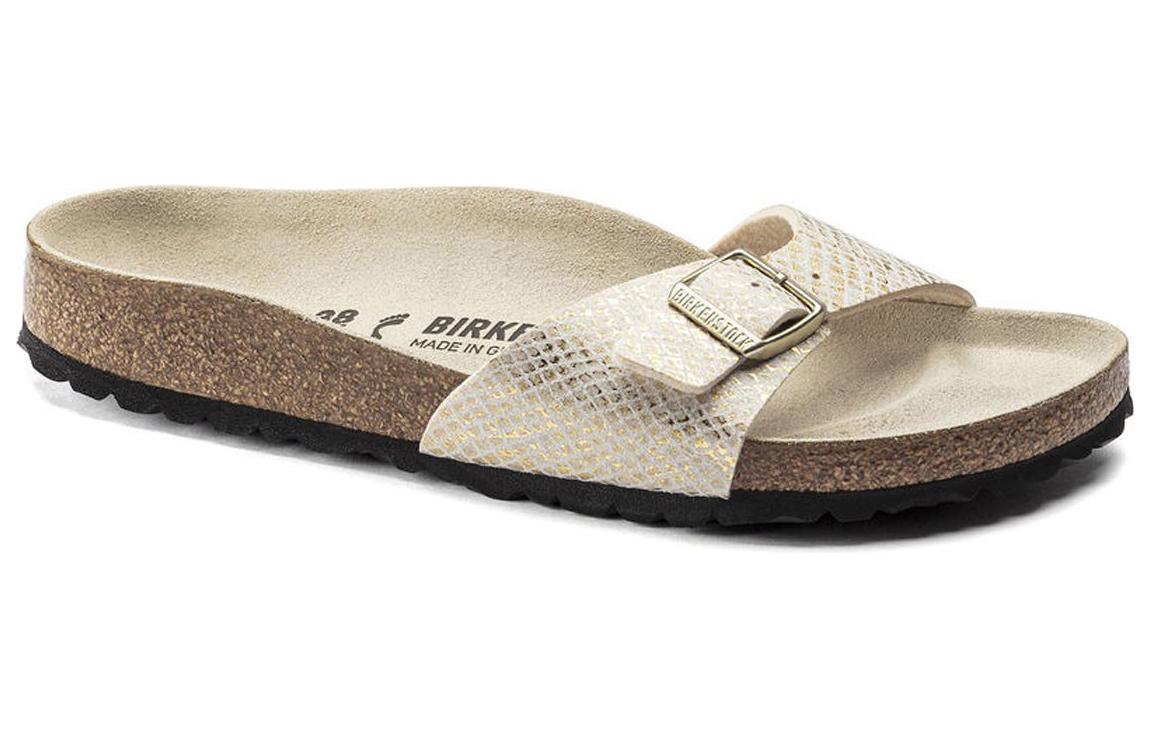 Birkenstock Madrid Narrow Fit Sandals 'Gold Python' 圖 2