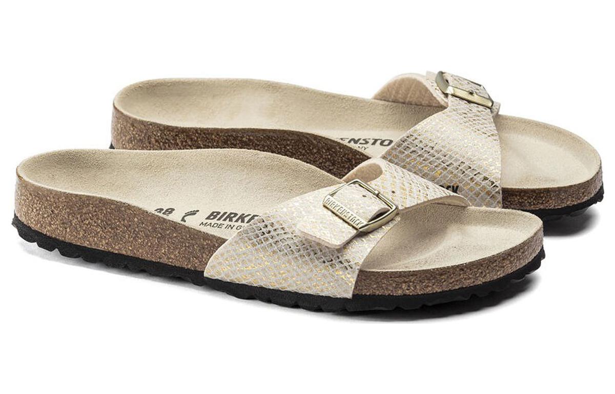 Birkenstock Madrid Narrow Fit Sandals 'Gold Python' 圖 3