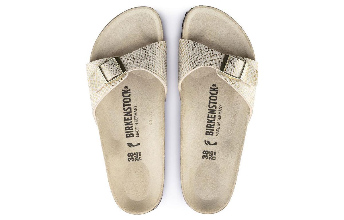 Birkenstock Madrid Narrow Fit Sandals 'Gold Python' 圖 4
