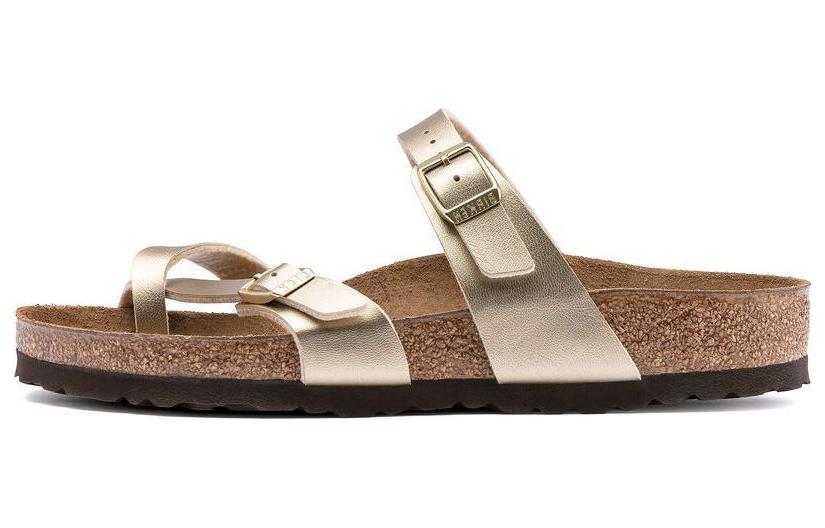 mayari birkenstock gold