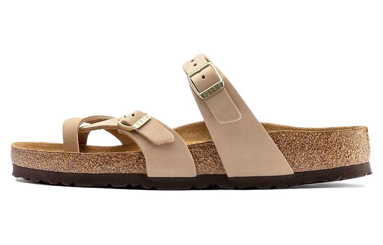 Birkenstock Mayari Soft Footbed Nubuck Leather Sandals 'Sandcastle' 1022223