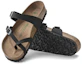 Purchase Birkenstock 真皮 柔軟舒適厚底 時尚拖鞋 男女同款 黑色 窄版