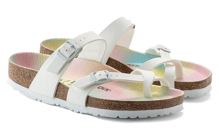 Birkenstock Mayari Vegan Birko-Flor Nubuck Sandals 'White' 圖 3