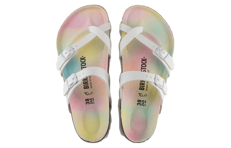 Birkenstock Mayari Vegan Birko-Flor Nubuck Sandals 'White' 圖 4