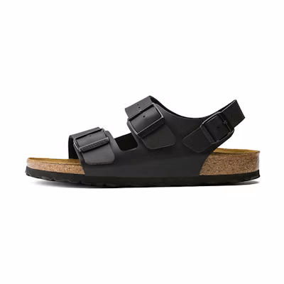 Birkenstock Milano Birko-Flor 'Dark Brown'