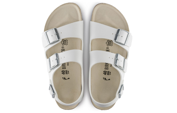 Birkenstock Milano 'Synthetic Leather White' 圖 5