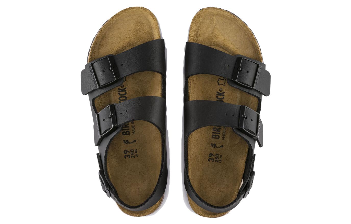 Order Birkenstock Milano Birko-Flor Narrow Fit 'Hitam' 0034793