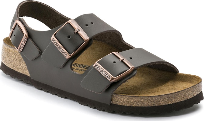 Birkenstock Milano Kulit Asli Narrow Fit 'Coklat Gelap' 0034103 Order Birkenstock Milano Kulit Asli Narrow Fit 'Coklat Gelap' 0034103