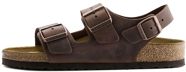 Birkenstock 皮革 柔軟舒適厚底百搭搭扣 沙灘涼鞋 男女同款 棕色 常規版 Buy Birkenstock 皮革 柔軟舒適厚底百搭搭扣 沙灘涼鞋 男女同款 棕色 常規版