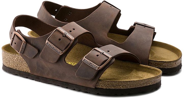 Birkenstock 米兰诺 油皮 'Habana' 0034871 Lookbook Birkenstock 米兰诺 油皮 'Habana' 0034871