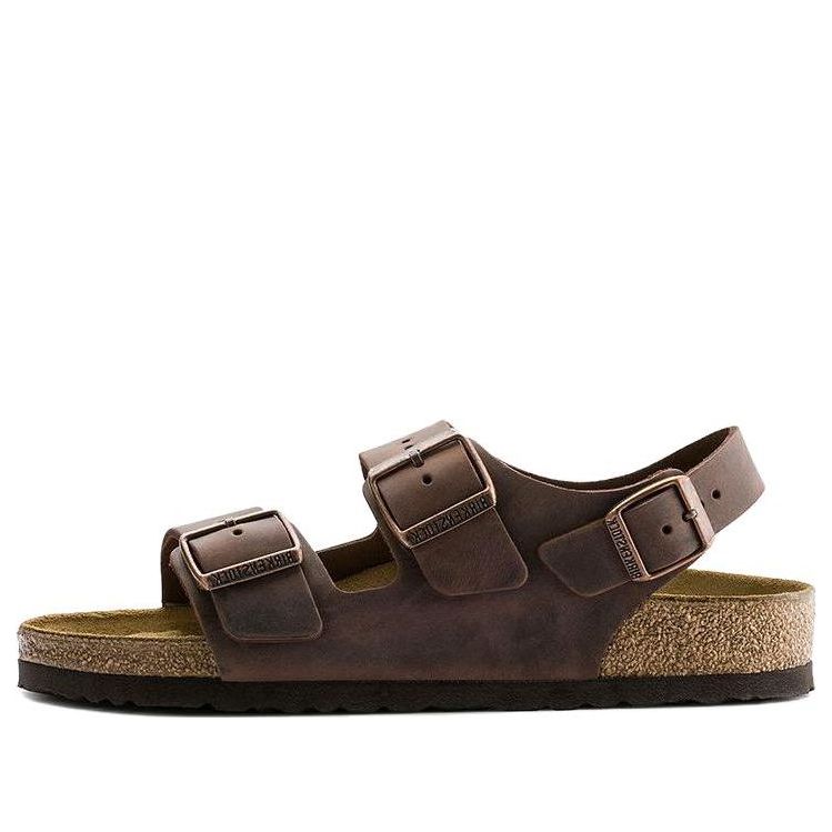 Birkenstock Milano Oiled Leather Narrow Fit 'Habana' 0034873