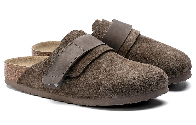 Birkenstock Nagoya 'Grey Suede Single Strap' 圖 4