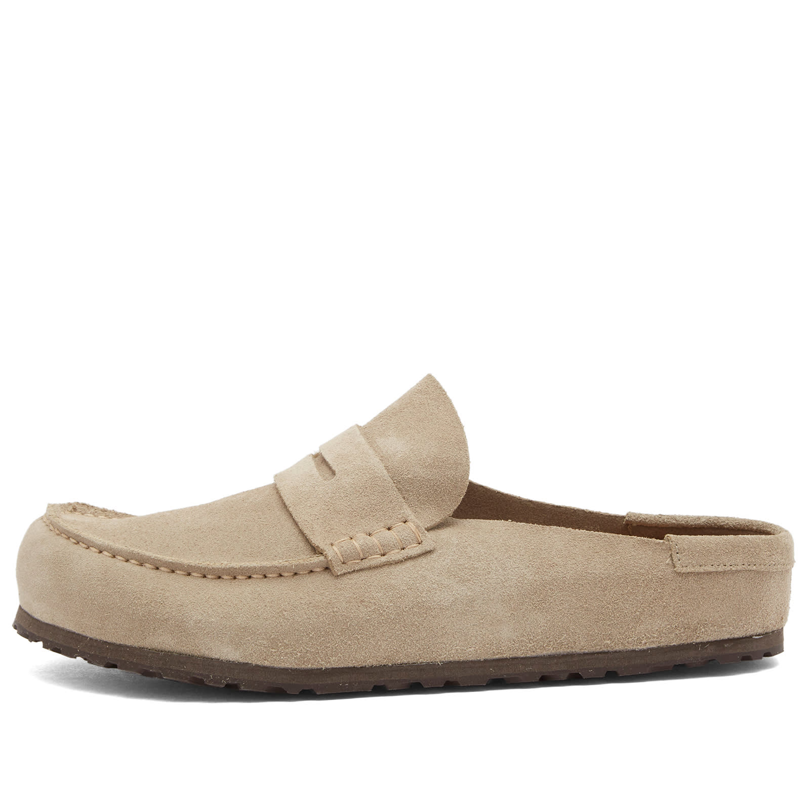 Birkenstock Naples Wrapped Clogs Taupe EVA Sole Comfort Sandals Wide Fit. 1029675