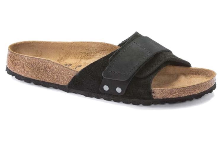 Birkenstock Oita Suede Leather Narrow Fit Sandals 'Black' 圖 2