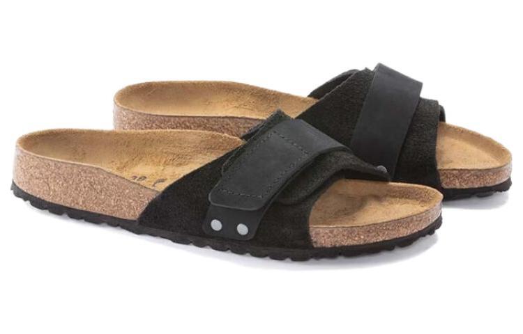 Birkenstock Oita Suede Leather Narrow Fit Sandals 'Black' 圖 3