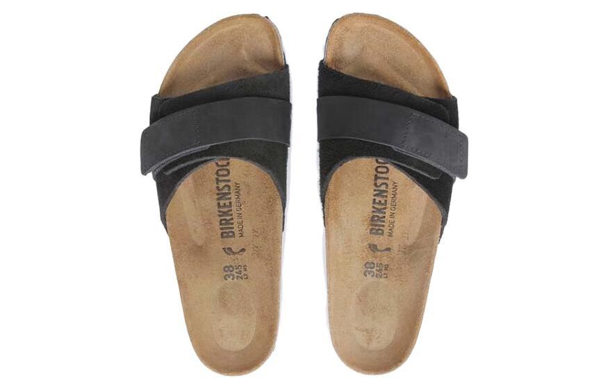 Birkenstock Oita Suede Leather Narrow Fit Sandals 'Black' 圖 4