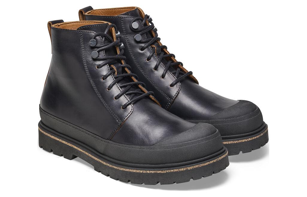 Lookbook Birkenstock Prescott Kulit Waxy 'Hitam' 1025166