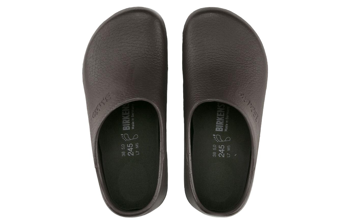 Shop Birkenstock Profi-Birki 聚氨酯'棕色'鞋 0074061