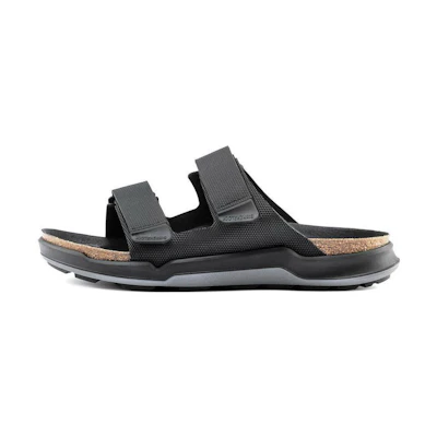 Birkenstock PU 'Black Magic Tape Slide'
