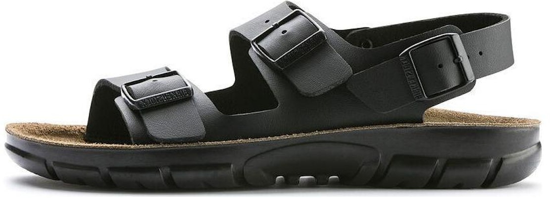 Birkenstock PU 舒適圓頭百搭厚底扣子 沙灘涼鞋 男款 黑色 常規版 Buy Birkenstock PU 舒適圓頭百搭厚底扣子 沙灘涼鞋 男款 黑色 常規版