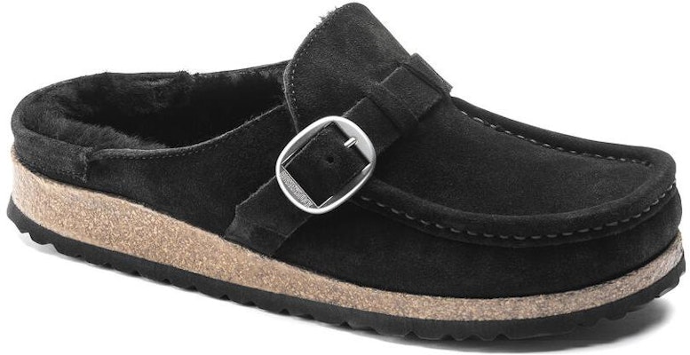 Sandalias Birkenstock Buckley Shearling de Ante Negro Ajuste Estrecho 1018126 Order Sandalias Birkenstock Buckley Shearling de Ante Negro Ajuste Estrecho 1018126