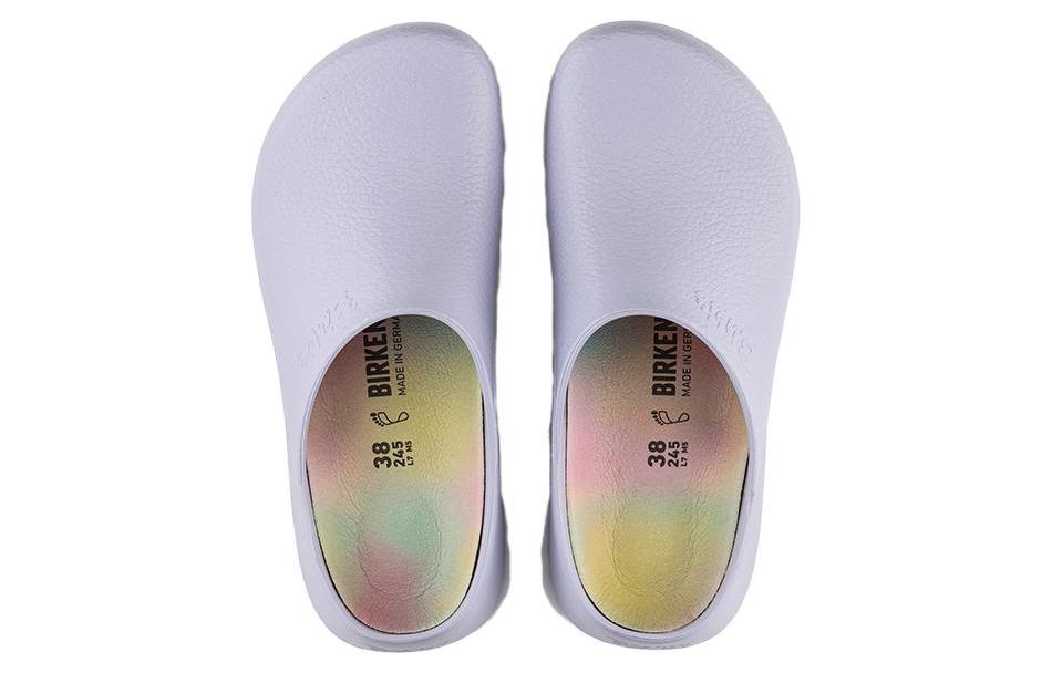 Details for Birkenstock 皮革 舒適防滑 時尚涼拖 女款 紫色