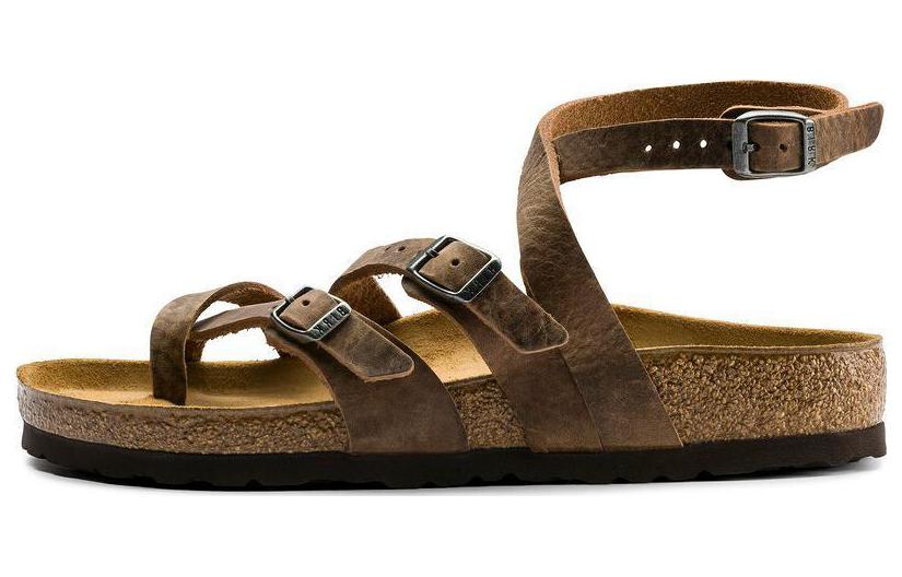 Birkenstock Seres Camberra Old Natural Leather Narrow Fit 'Tabacco'