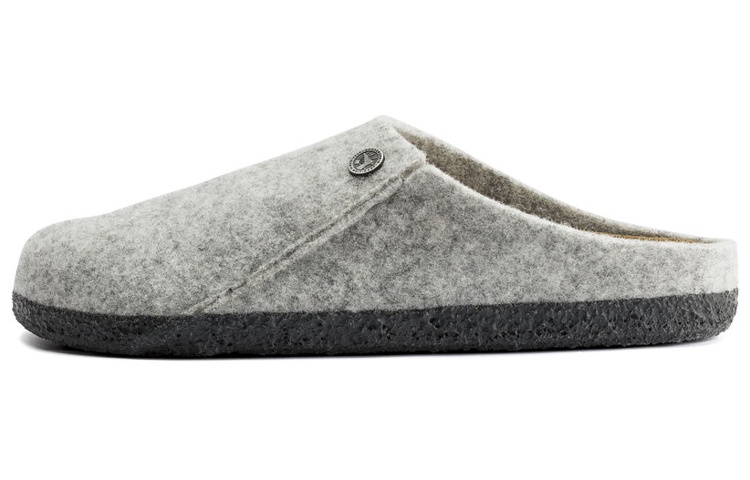 Birkenstock Slip-On Clogs Gray - Breathable, Round-Toe Outdoor Shoes 1015080