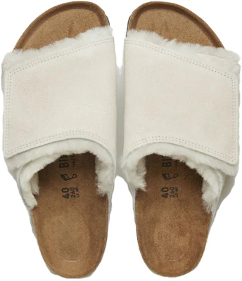 Birkenstock Solana Shearling Slide Stussy Bone Pantoffeln Damen/Herren 1027679 Shop Birkenstock Solana Shearling Slide Stussy Bone Pantoffeln Damen/Herren 1027679