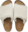 Shop Birkenstock Solana Shearling Slide Stussy Bone Pantoffeln Damen/Herren 1027679