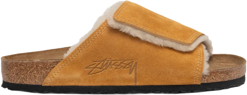 birkenstock-solana-shearling-slide-stussy-caramel-1027686