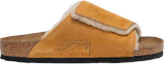 Buy Birkenstock Solana Shearling Stussy 焦糖色凉拖鞋 1027686